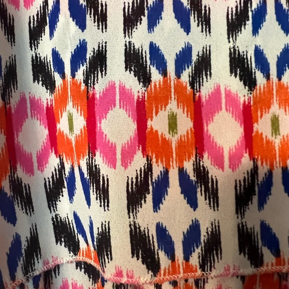 Geometric partnered short romper medium danielrainn colorful summer - Picture 3 of 8